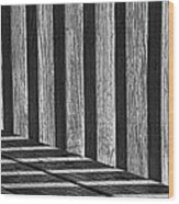 Lines And Shadows Wood Print