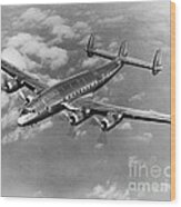 Lockheed Constellation Wood Print