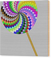 Lollipop Wood Print