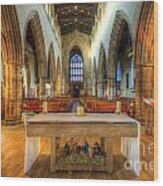 Loughborough Church Altar Wood Print
