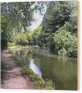 Manchester Ship Canal #scenic #scenery Wood Print