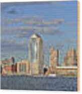 Manhattan - Hudson View Wood Print