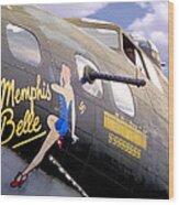 Memphis Belle Noce Art B - 17 Wood Print
