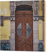 Mexican Door 43 Wood Print