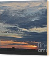 Minnesota Sunset 5 Wood Print