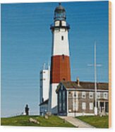 Montauk Lighthouse Wood Print