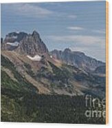 Mount Gould O Garden Wall To Haystack Butte Wood Print