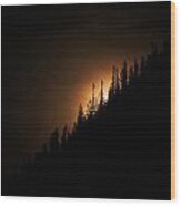 Mountain Glow Wood Print