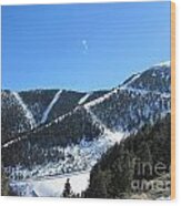 Mountains Of Andorra Wood Print