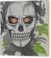 Muerte Wood Print