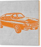 Muscle Car Wood Print