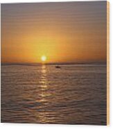 Naples Florida Sunset Over The Gulf Wood Print