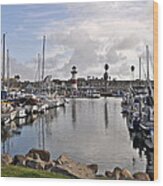 Oceaside Harbor Wood Print