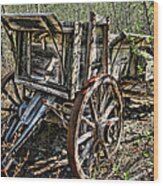 Old Wagon Wood Print