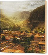 Ollantaytambo Wood Print