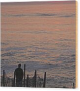 Outer Banks Sunrise Wood Print