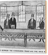Presidential Campaign, 1836 Wood Print