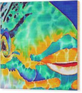Queen Parrotfish Wood Print