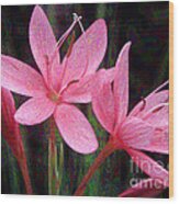 River Lily Wood Print