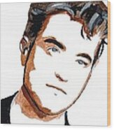 Robert Pattinson 22 Wood Print