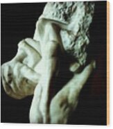 Rodin's Hand Of God (paris, France) Wood Print