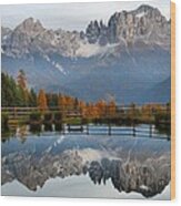 Rosengarten - Dolomites Wood Print