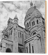 Sacre Coeur Wood Print