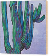 Saguaro 16 Wood Print