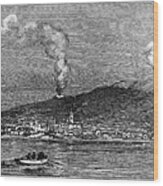 Sicily: Mount Etna, 1886 Wood Print