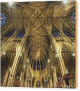 St Patrick's Cathedral - New York Wood Print