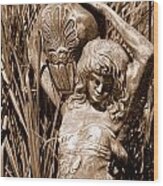 Statuesqe Reeds Wood Print