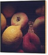 Still Life From The Farmers Mkt Wood Print