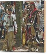 Subchiefs At Pow Wow Wood Print