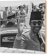 Sukarno (1901-1970) Wood Print