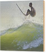Surfer 264 Wood Print