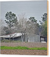 Texas Barn 7 Wood Print