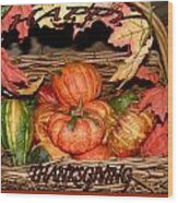 Thanksgiving Card Wood Print