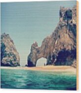 The Beautiful Arches In Cabo San Lucas Wood Print
