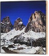 The Beauty Of The Dolomites Wood Print