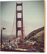 The Golden Gate Wood Print