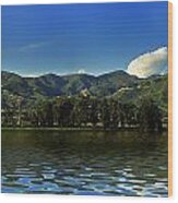 Tuscany Lunigiana Mounts Landscape Wood Print