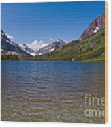 Two Medicine Lake Wood Print