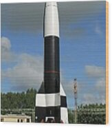 V-2 Rocket Display, Peenemunde Wood Print