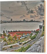 View Of Havana From Morro Castle. Cuba Wood Print
