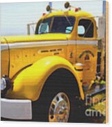 Vintage Big Rig . 7d15483 Wood Print