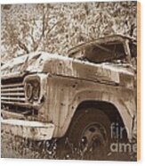 Vintage Ford Truck 3 Wood Print