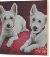 Westies Wood Print