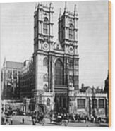 Westminster Abbey - London England - C 1909 Wood Print