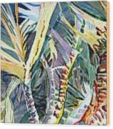 Wild Palm Wood Print