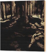 Yosemite Forest Wood Print